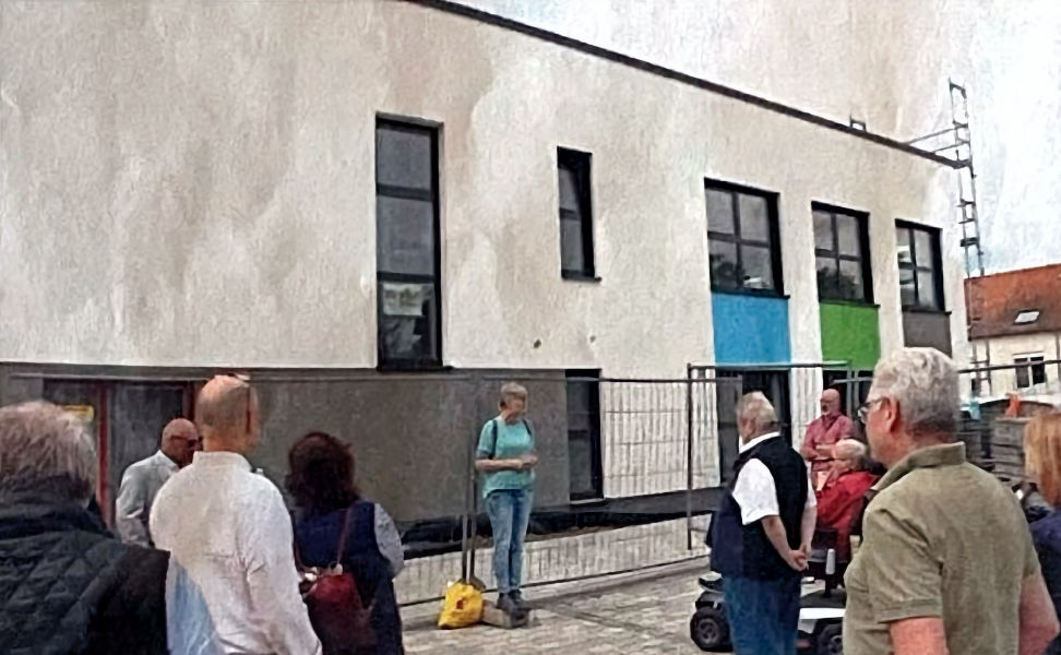 Geli Gelle beim Weststadt-Rundgang