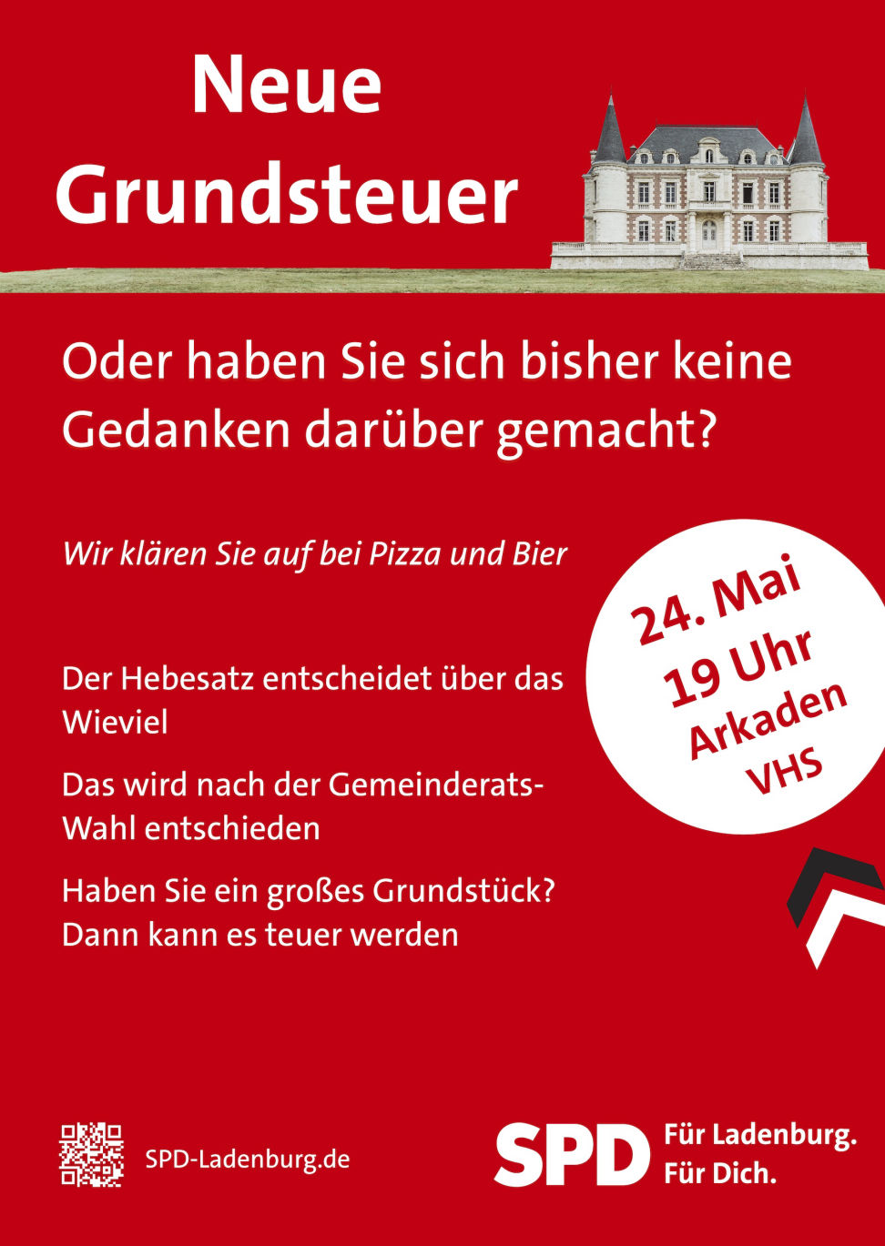 SPD-Plakat Neue Grundsteuer