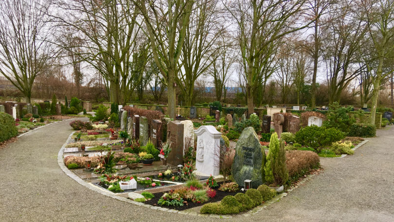 Gräber auf dem Ladenburger Friedhof