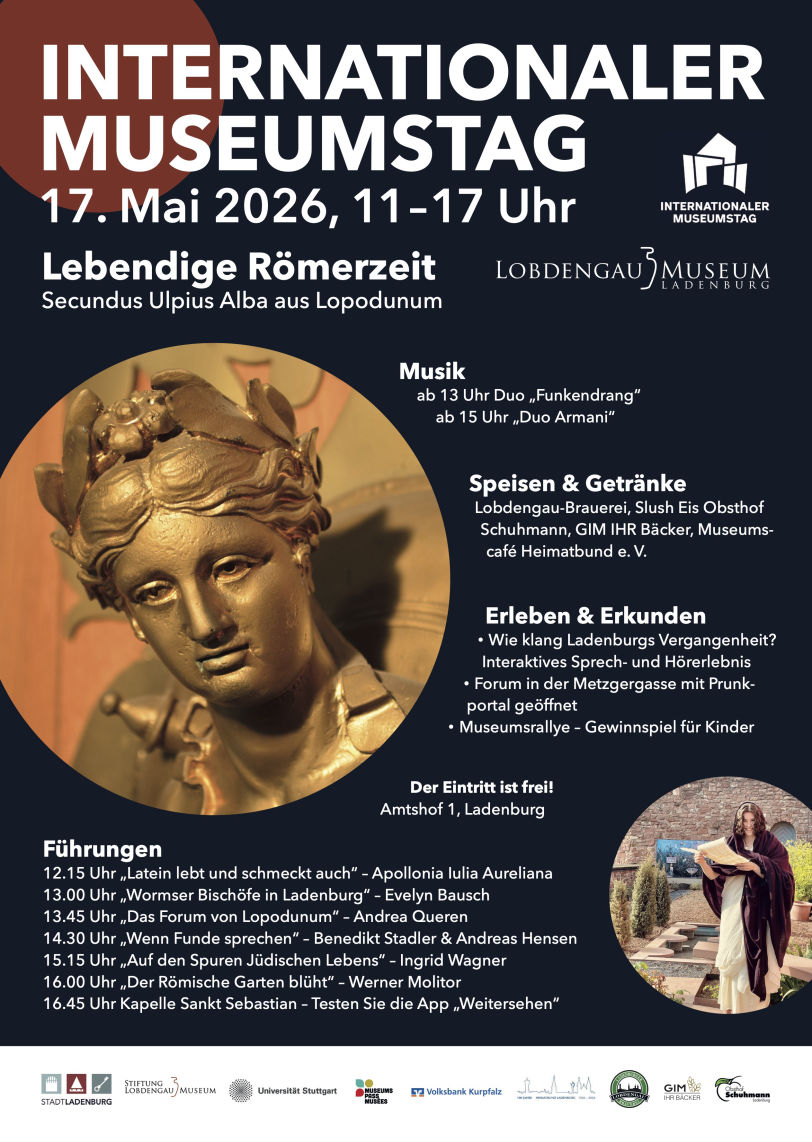 Plakat Internationaler Museumstag Lobdengaumuseum 2026