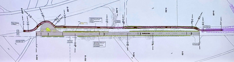 Planung für einen Radweg entlang der Giulinistraße in Ladenburg